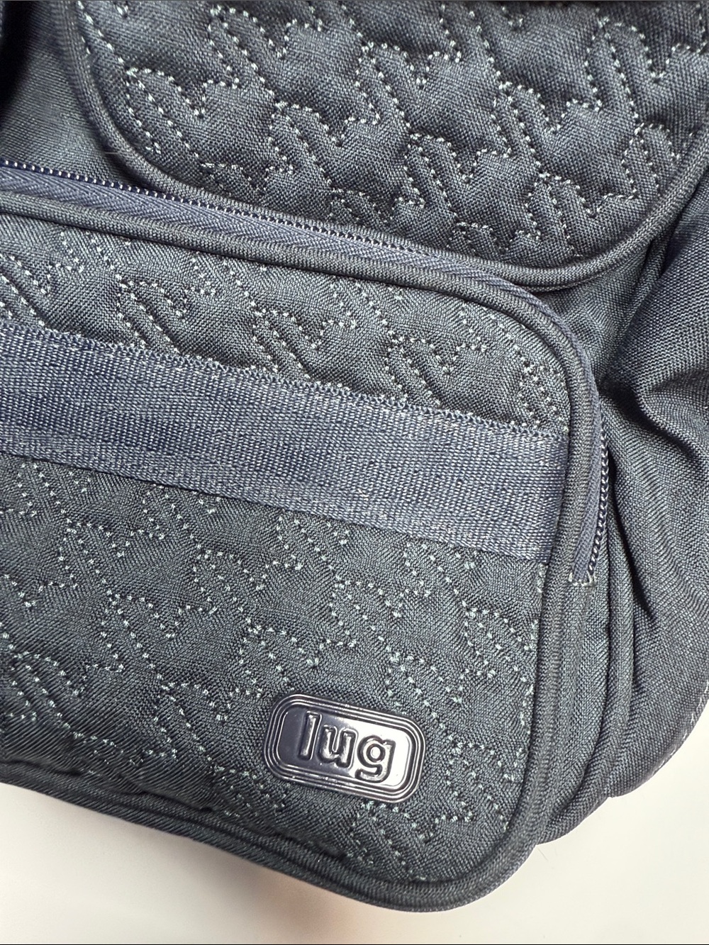 Lug Legacy Mini Puddle Jumper with Backpack Straps Crossbody in Navy - Picture 2 of 11